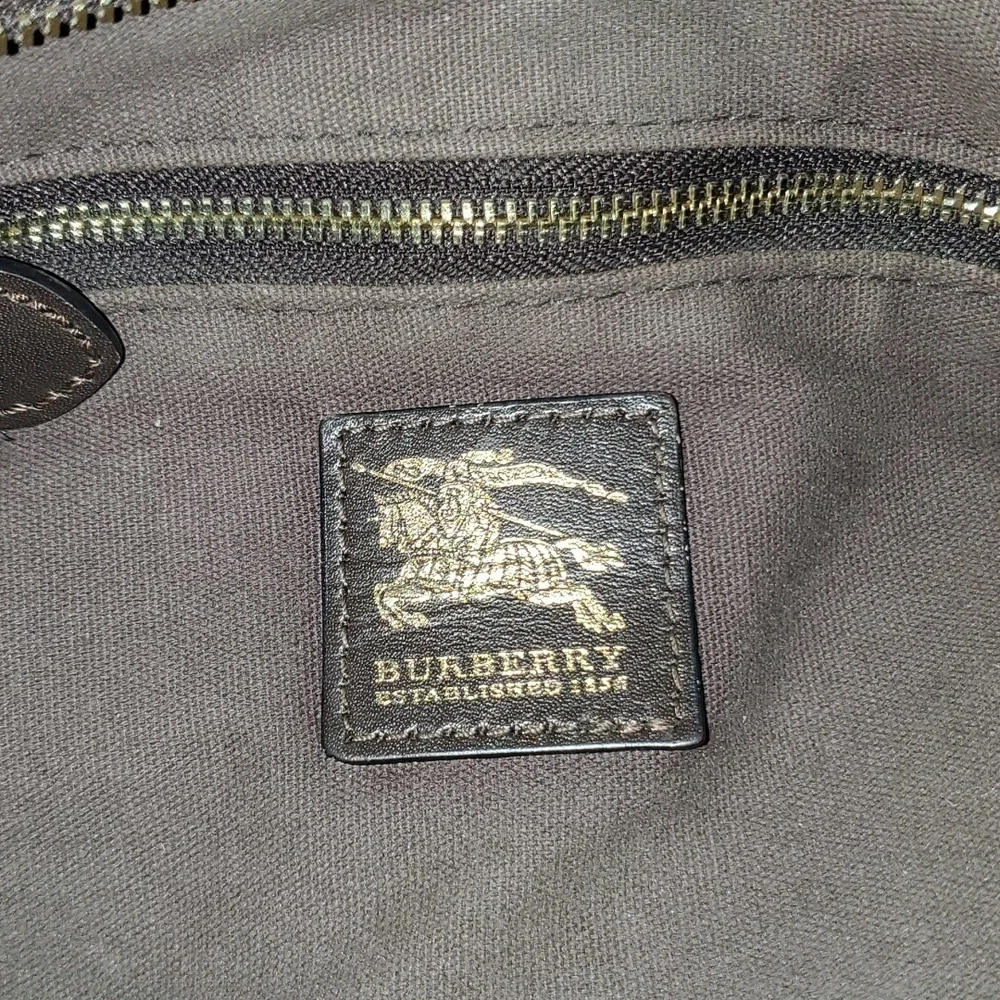 Burberry Large Haymarket Hobo Purse